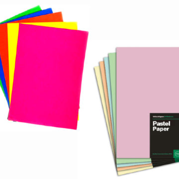 Assorted Bright Papers 80gsm