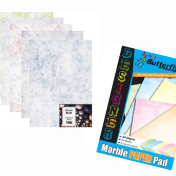 Assorted Marble Paper and Board