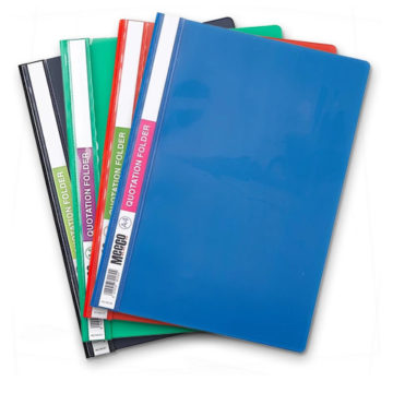Meeco Quotation Folders A4 Assorted